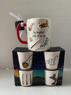 Rae Dunn Harry Potter HERMIONE GRANGER Mug Remkins Set NEW